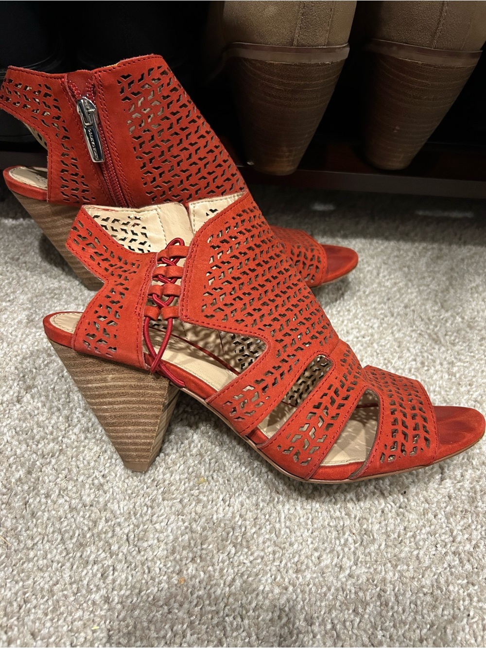 Vince Camino red heels